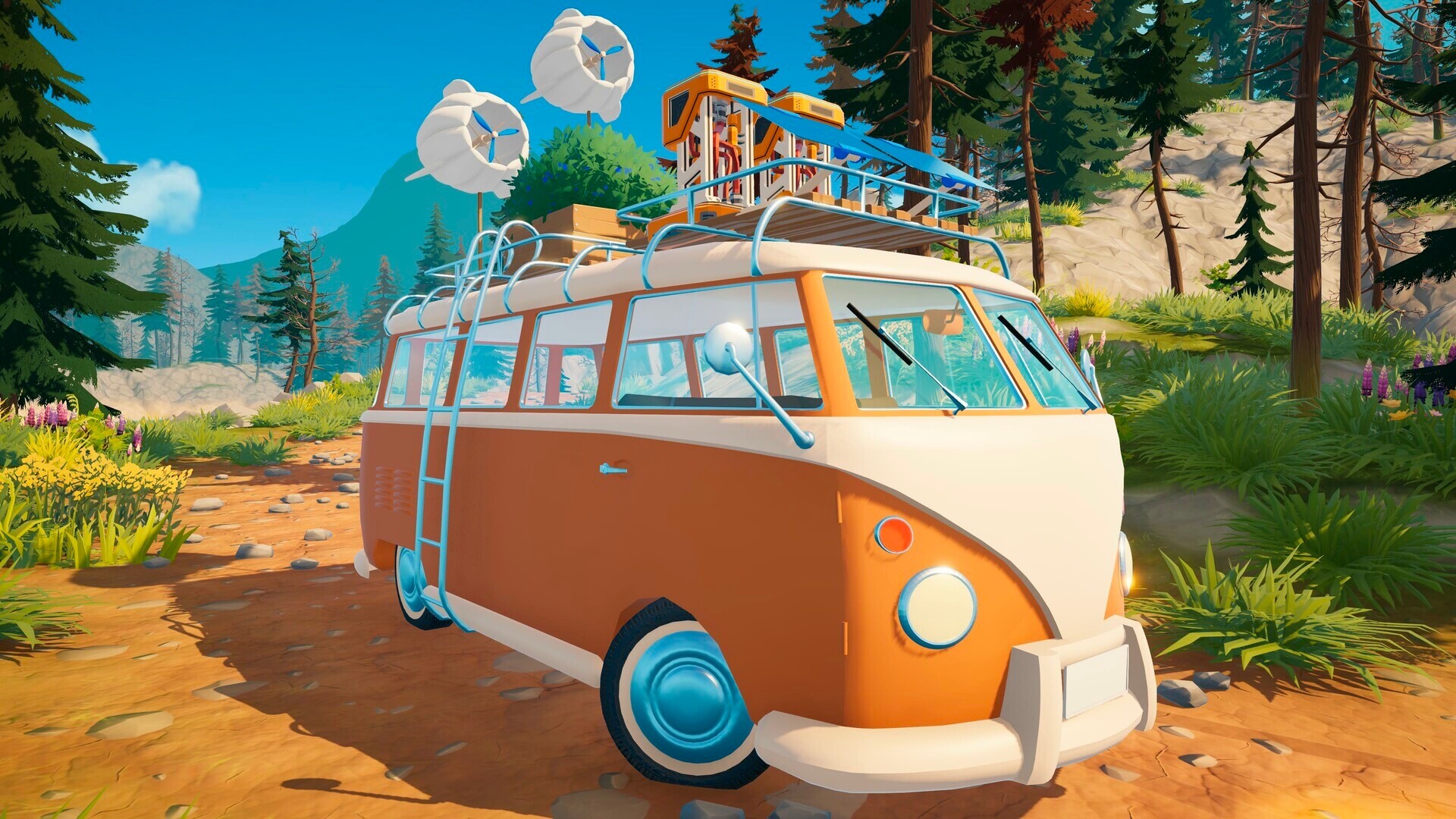 Outbound camper van greenhouse base